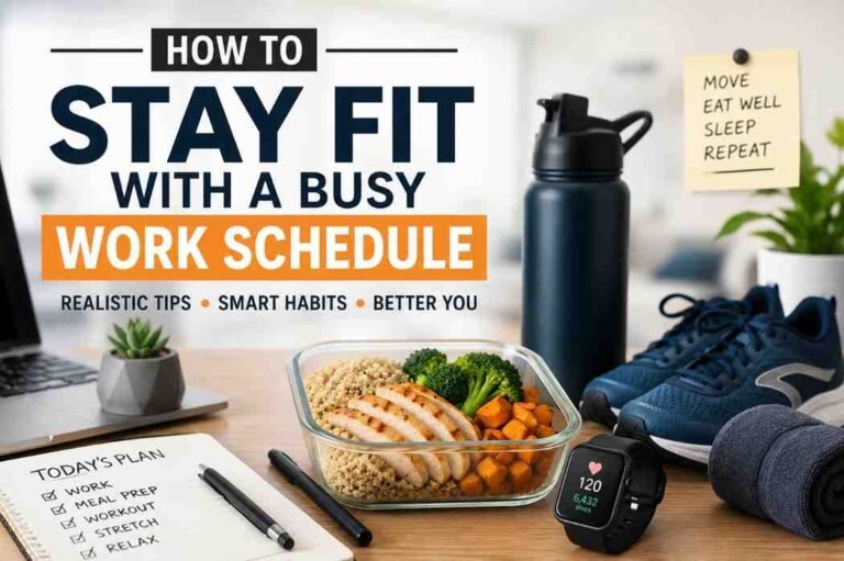how to stay fit and healty