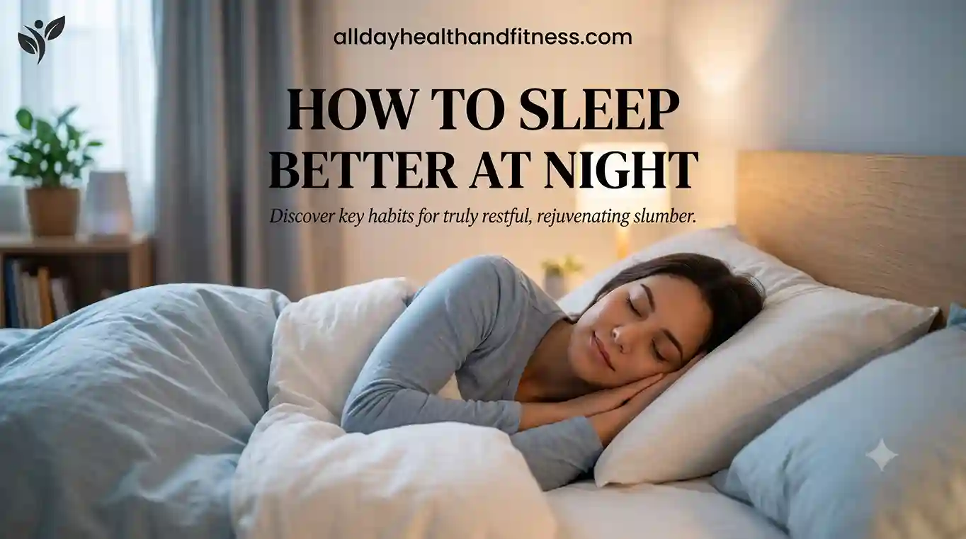 how to sleep better at night